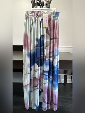 Women's tight skirt "YUNA FASHION" elastic waist-transparent fabric One Size